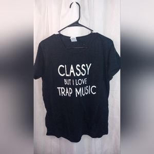 3 for $15 -  Women Cush Tee Trap Music XL